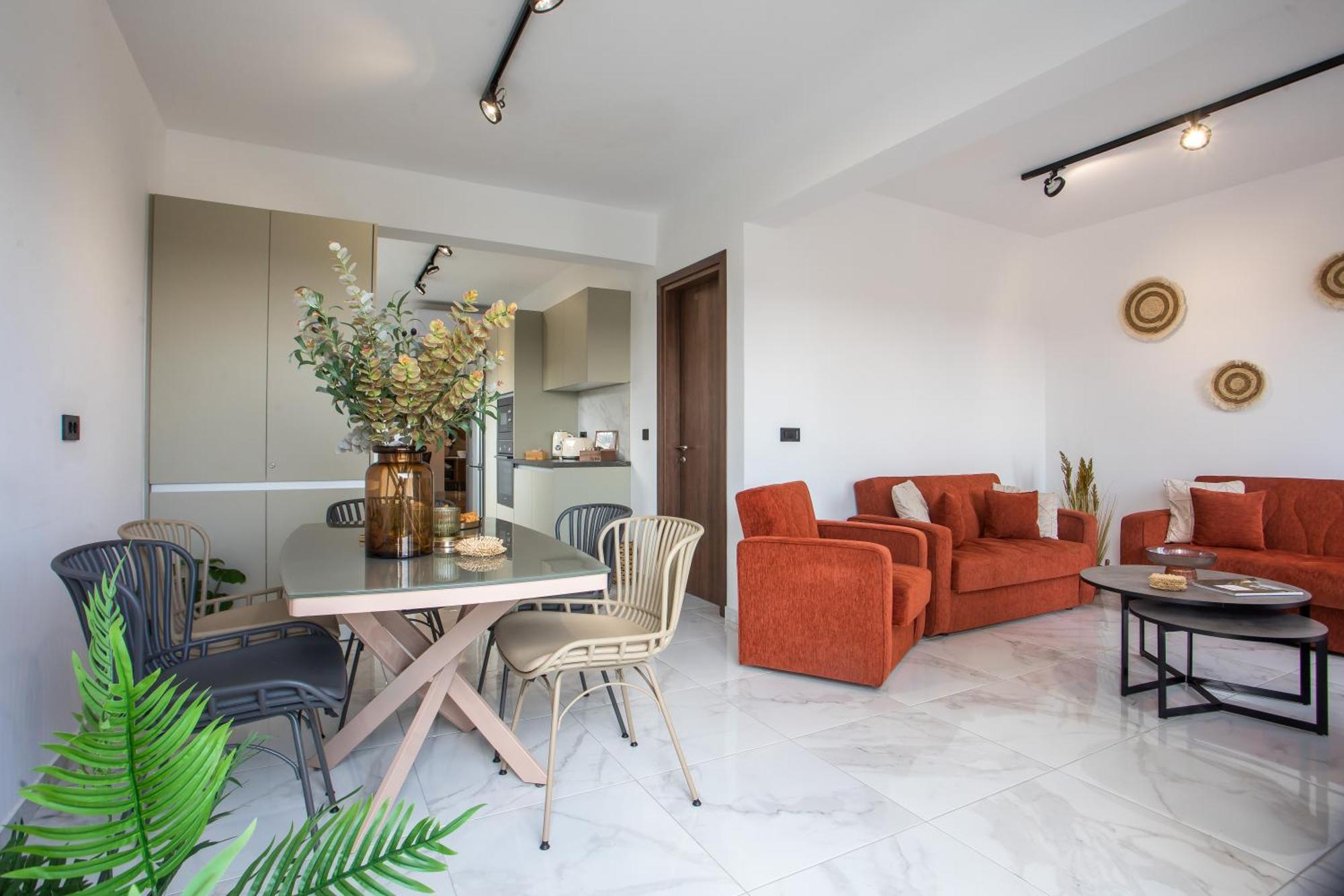 Olea Luxury Apartment Afantou Bagian luar foto