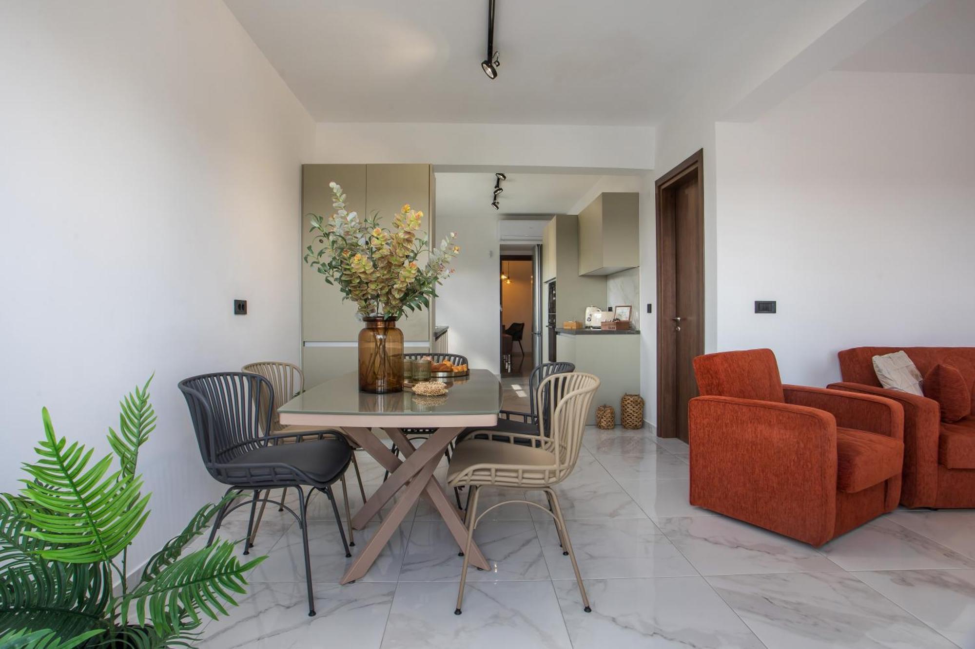 Olea Luxury Apartment Afantou Bagian luar foto