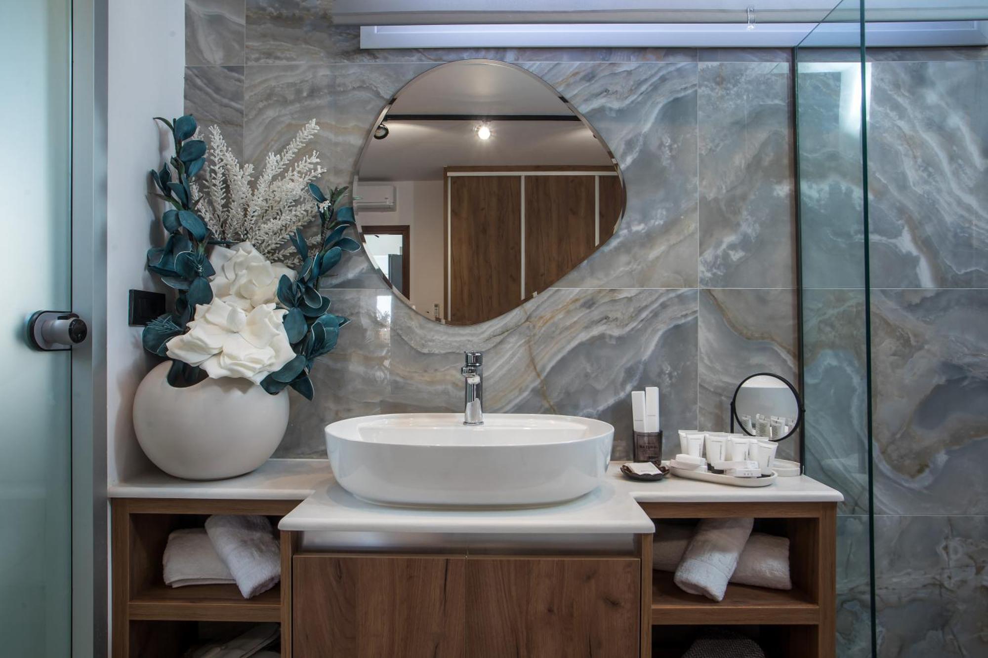 Olea Luxury Apartment Afantou Bagian luar foto