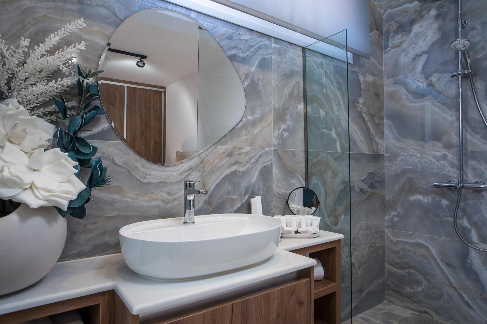 Olea Luxury Apartment Afantou Bagian luar foto