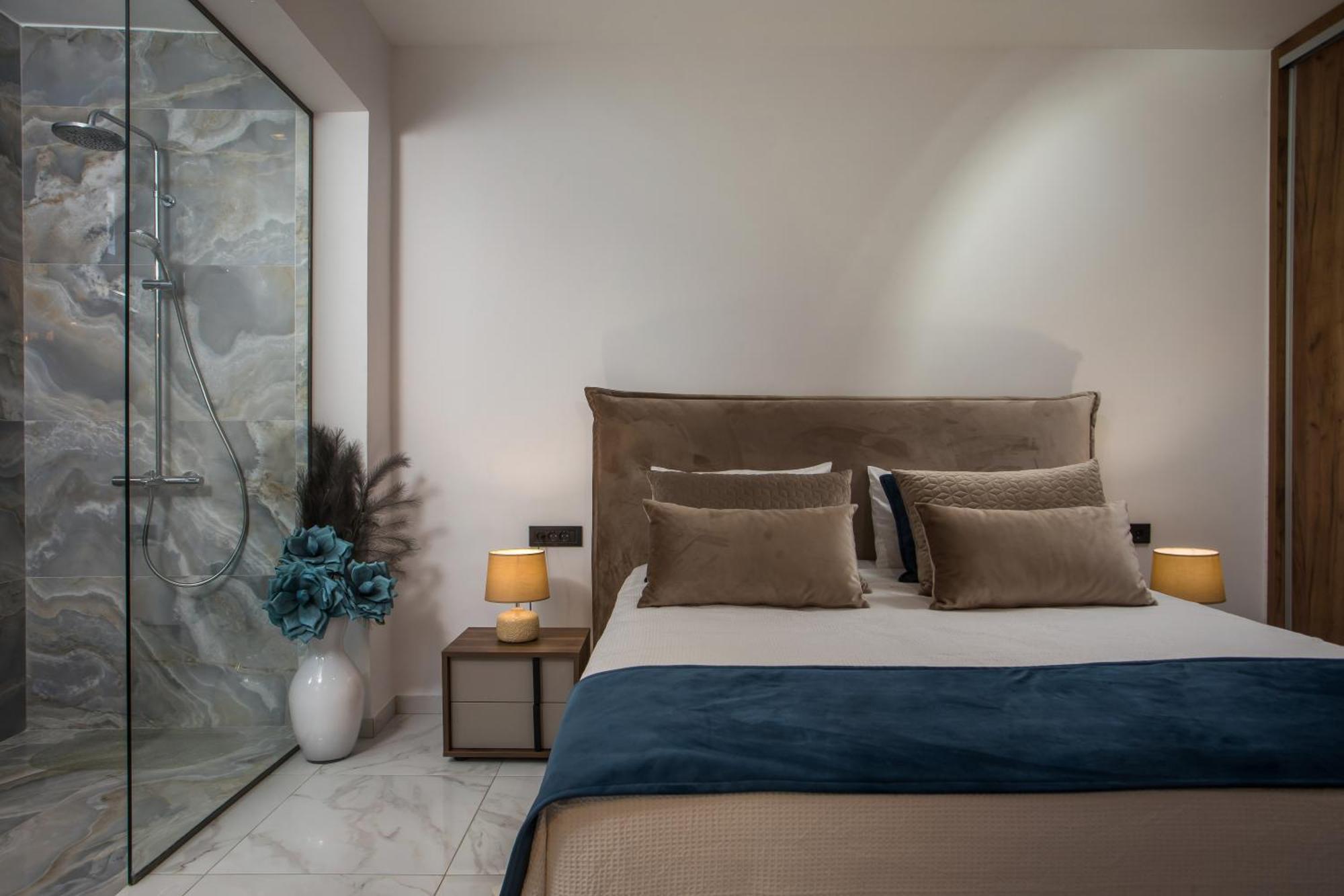 Olea Luxury Apartment Afantou Bagian luar foto