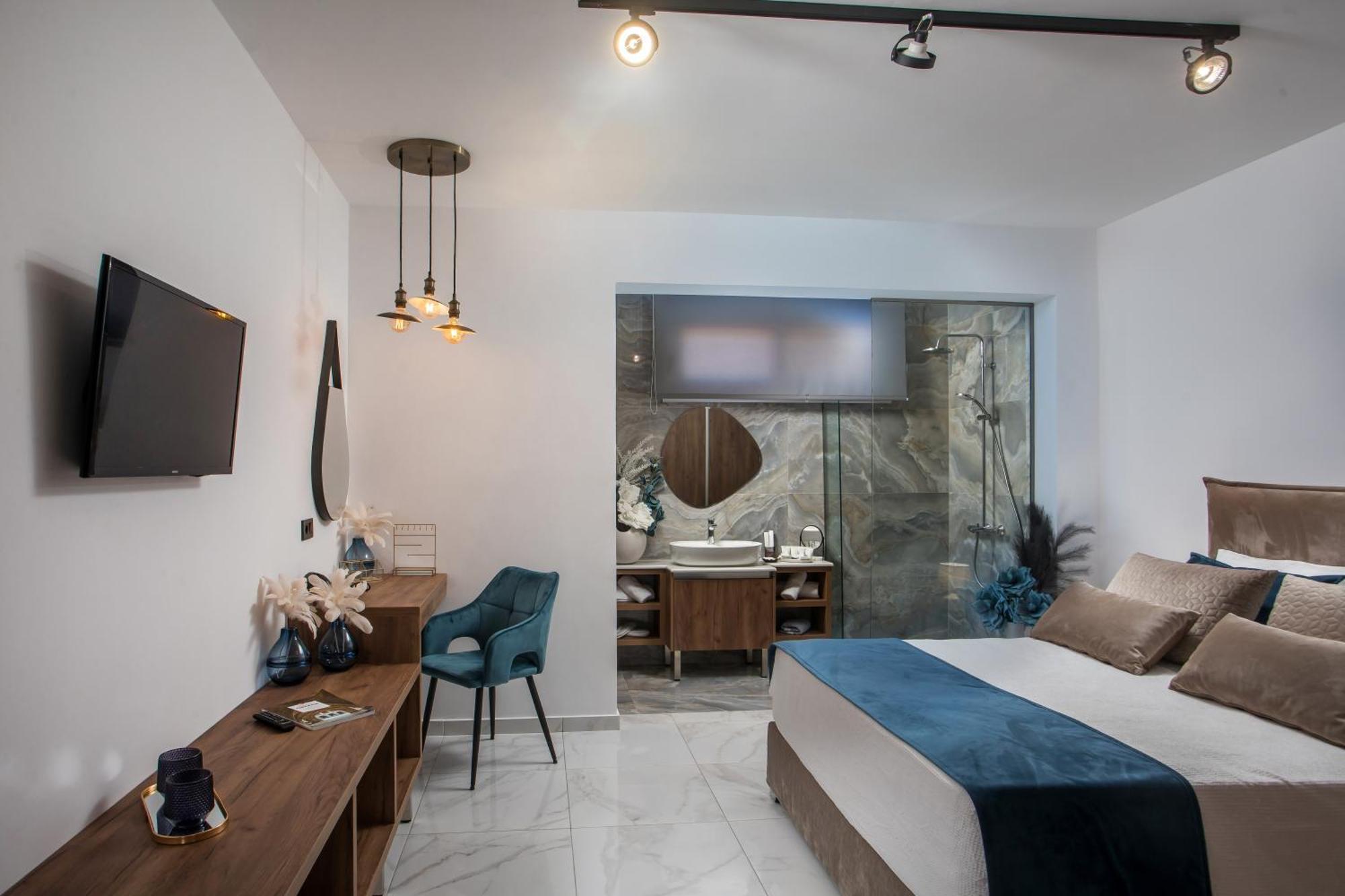 Olea Luxury Apartment Afantou Bagian luar foto