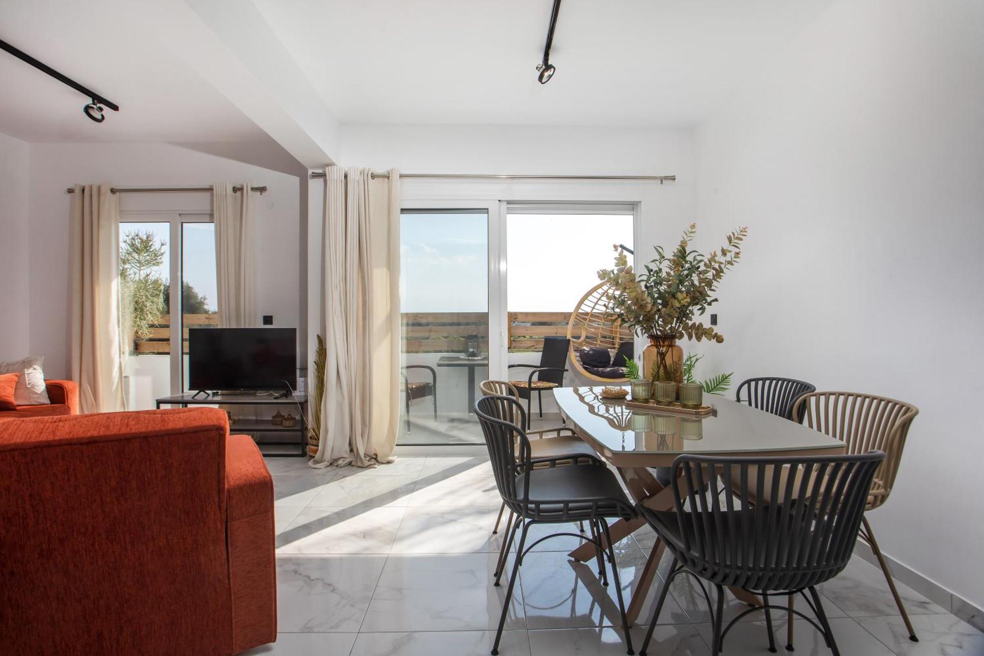 Olea Luxury Apartment Afantou Bagian luar foto